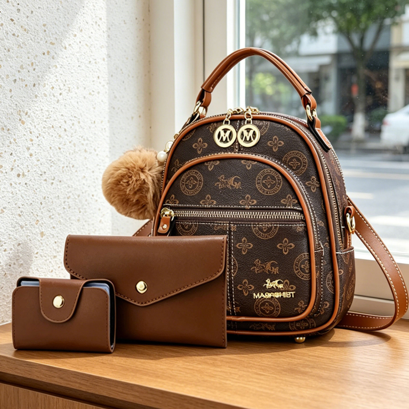 Women Bags Mini - 3-piece women's bag set, lightweight luxury