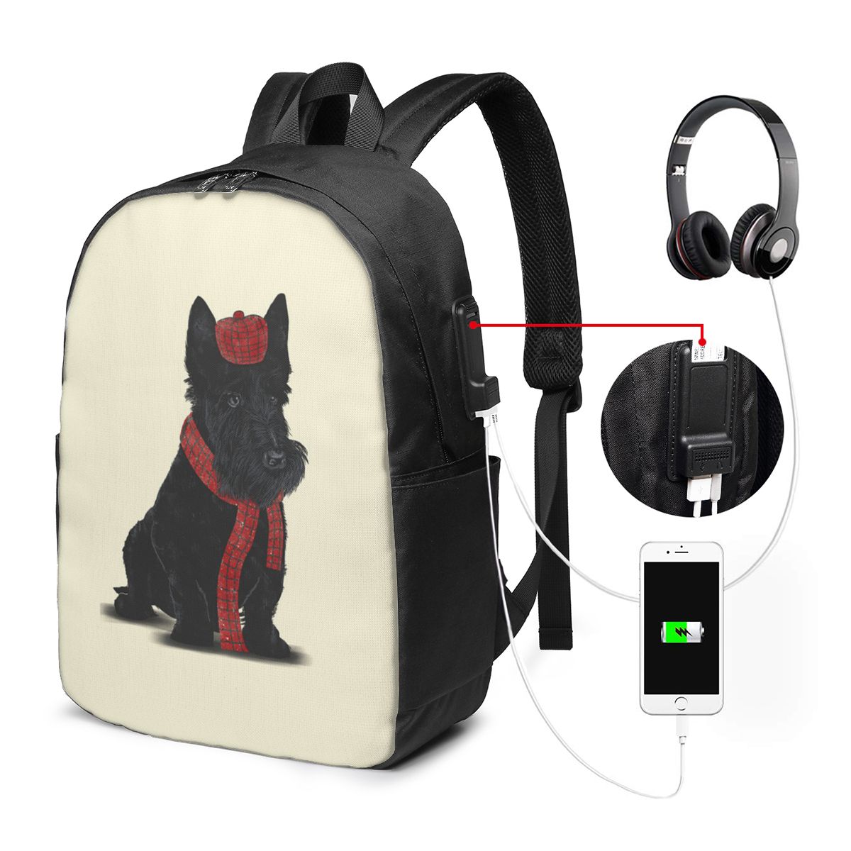 Women'S Bag - I Love My Scotties Dog 3