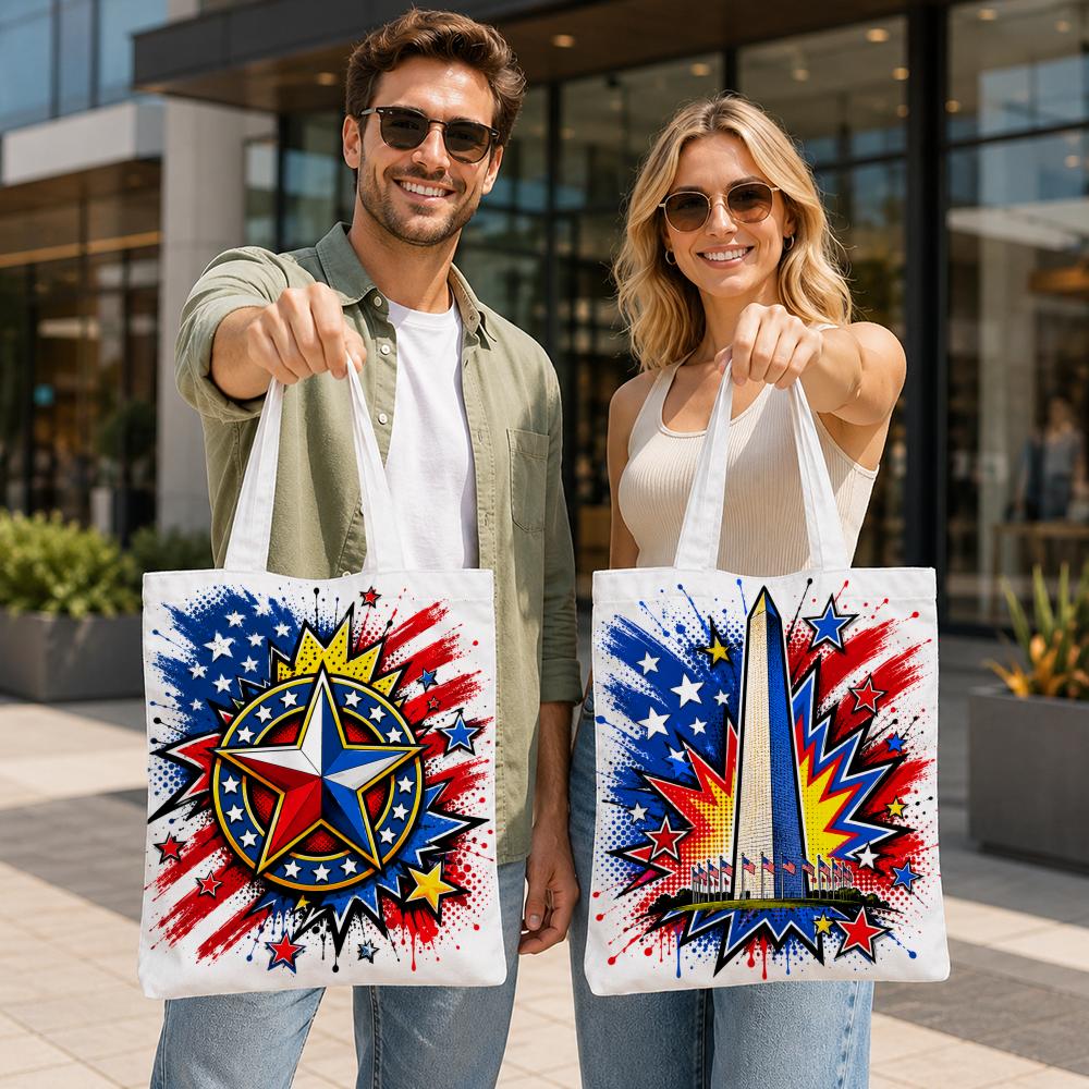 Women Bags Usa - Art USA 250th P-Pop A-Art Storage