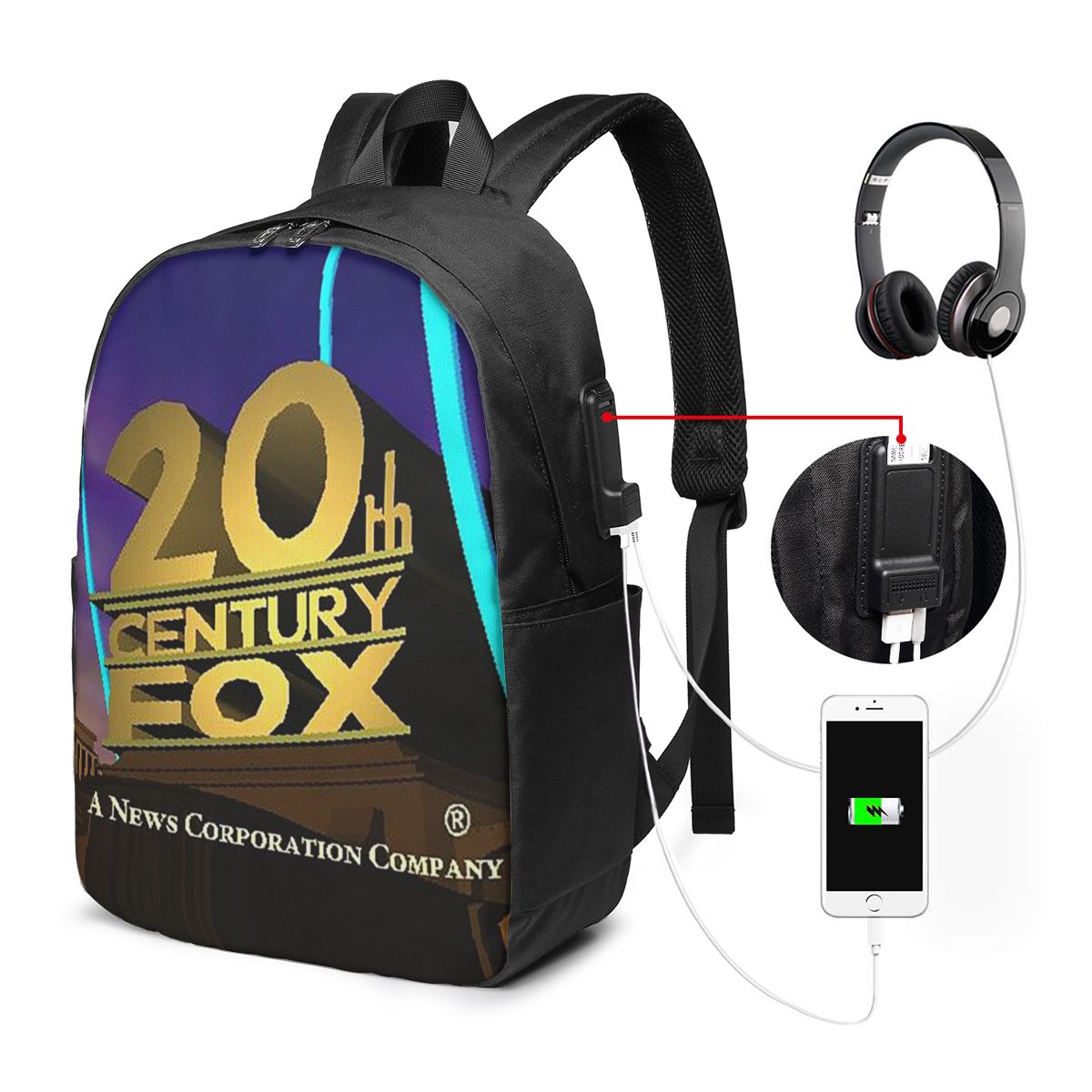 Women'S Bag - 20th Century Fox Classic Backpack Travel