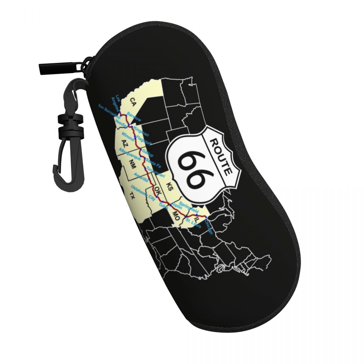 Custom Route 66 Map Shell Eyeg - Women Bags Usa avaliação e preço