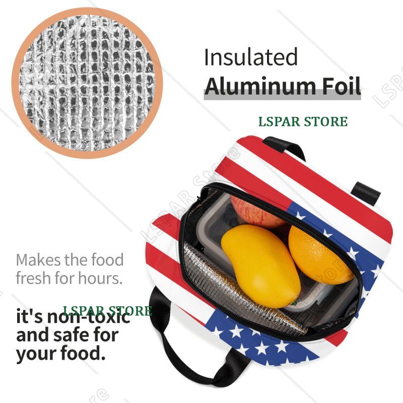 USA American Flag Thermal Insu - Women Bags Usa avaliação e preço