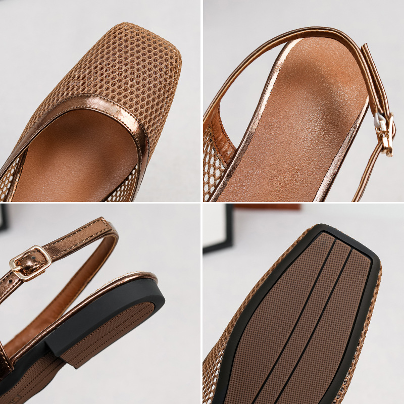 Mesh square head slippers bag  - Women'S Japanese Bags avaliação e preço