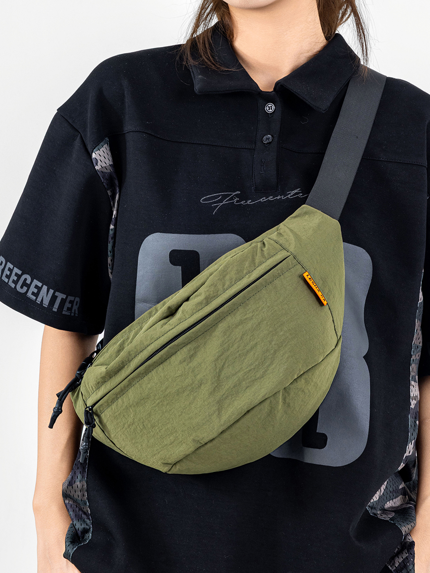 Sporty Nylon Crossbody Bag for - Women'S Japanese Bags avaliação e preço