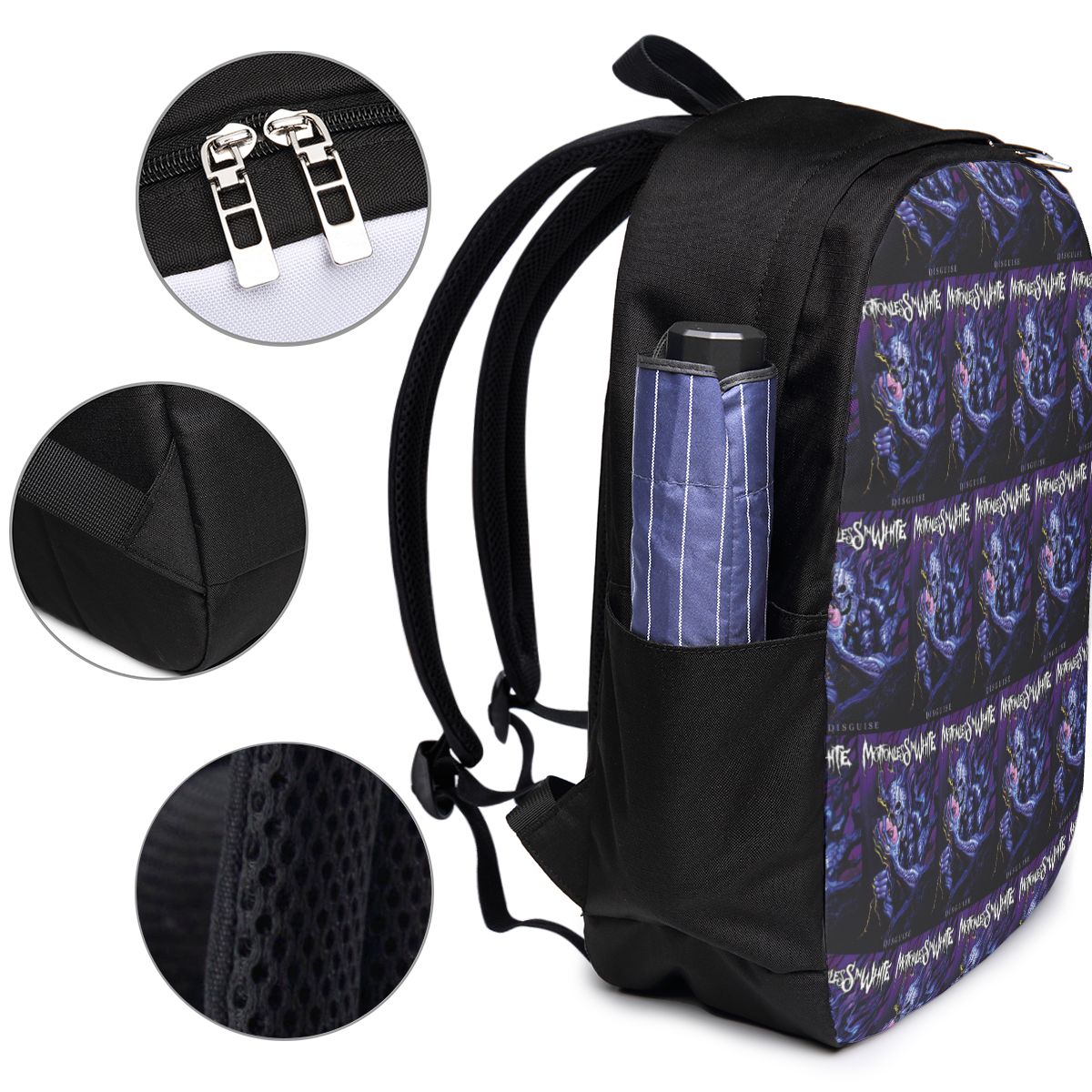 Motionless In White Backpack T - Women'S Bag avaliação e preço