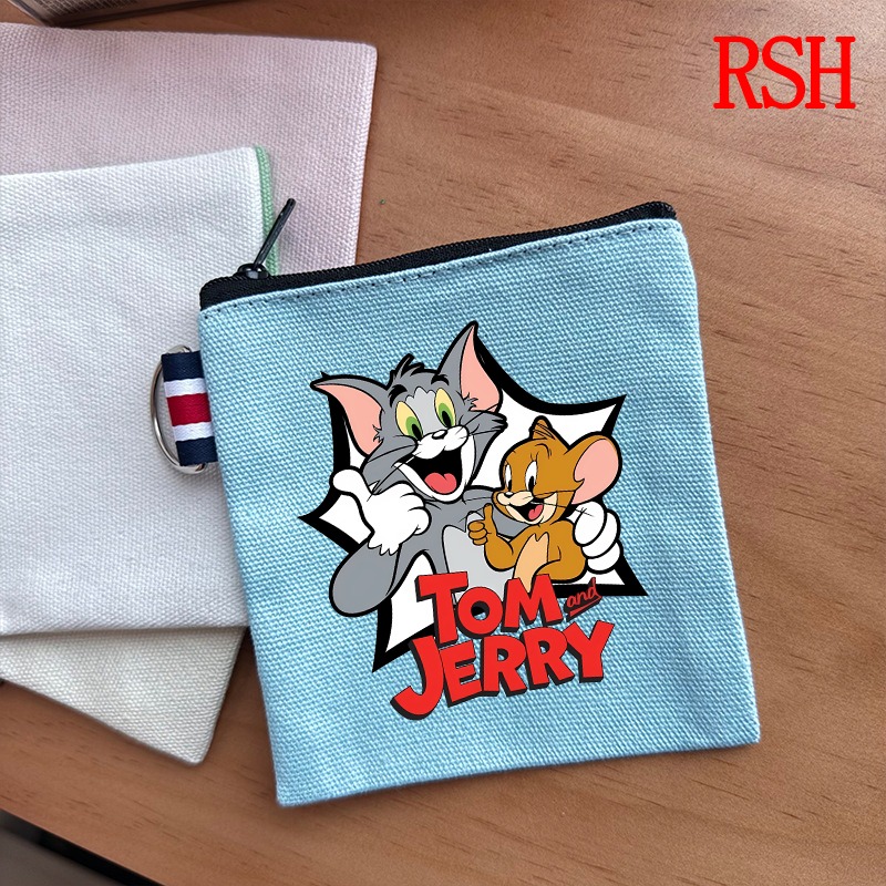Tom and Jerry Coin Pouch Carto - Women Bags Mini avaliação e preço