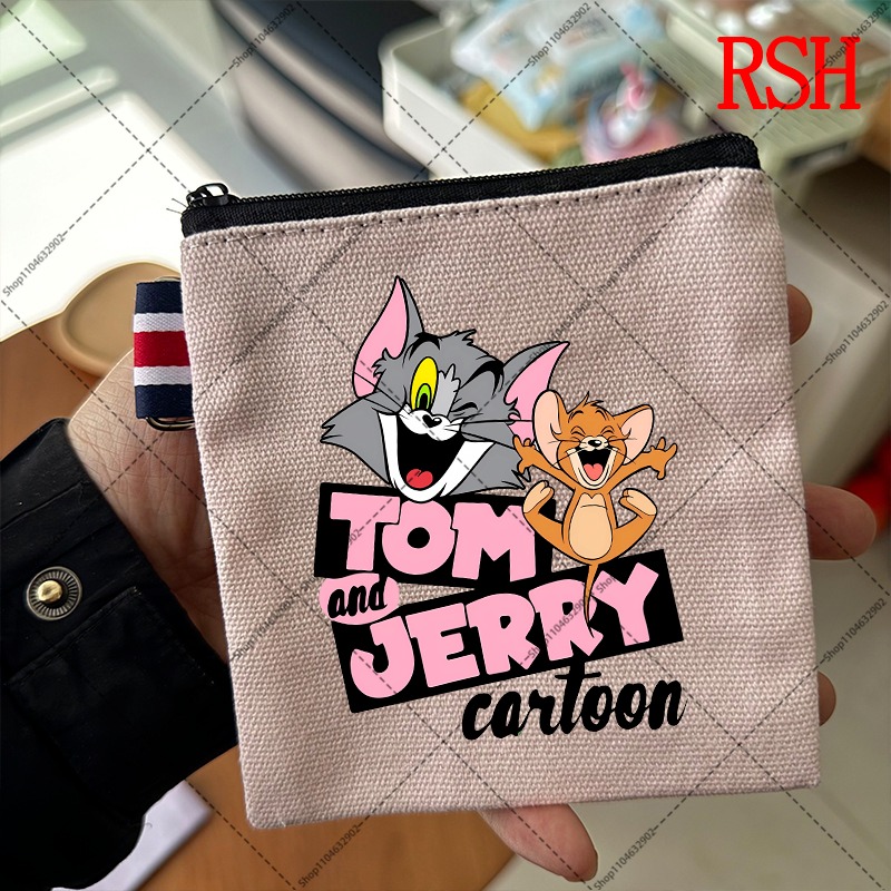Tom and Jerry Coin Pouch Carto - Women Bags Mini avaliação e preço