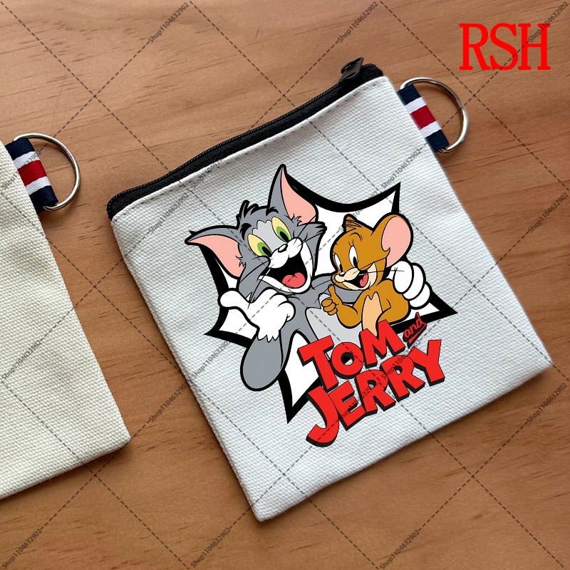 Tom and Jerry Coin Pouch Carto - Women Bags Mini avaliação e preço
