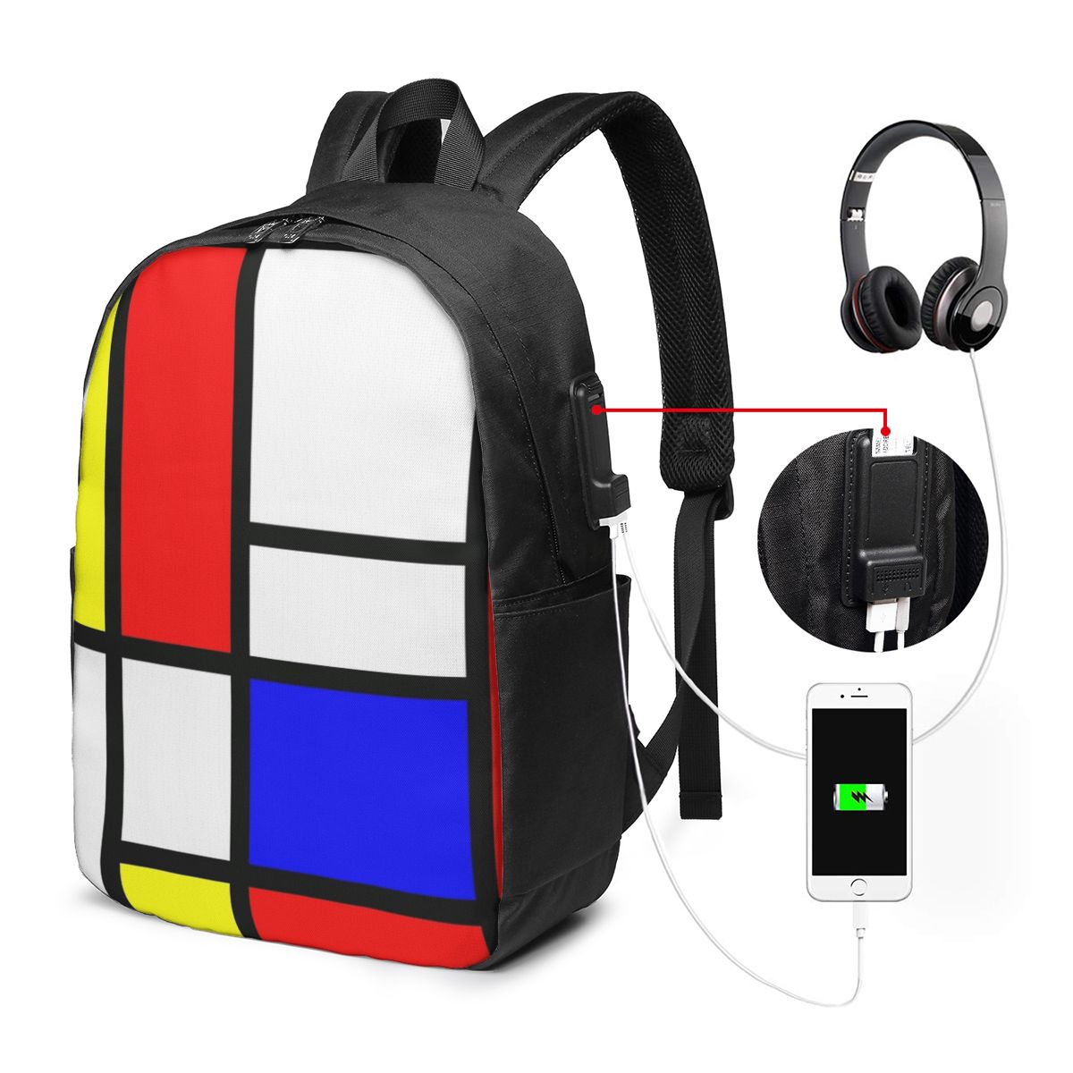 Piet Mondrian Composition  Bac - Women'S Bag avaliação e preço