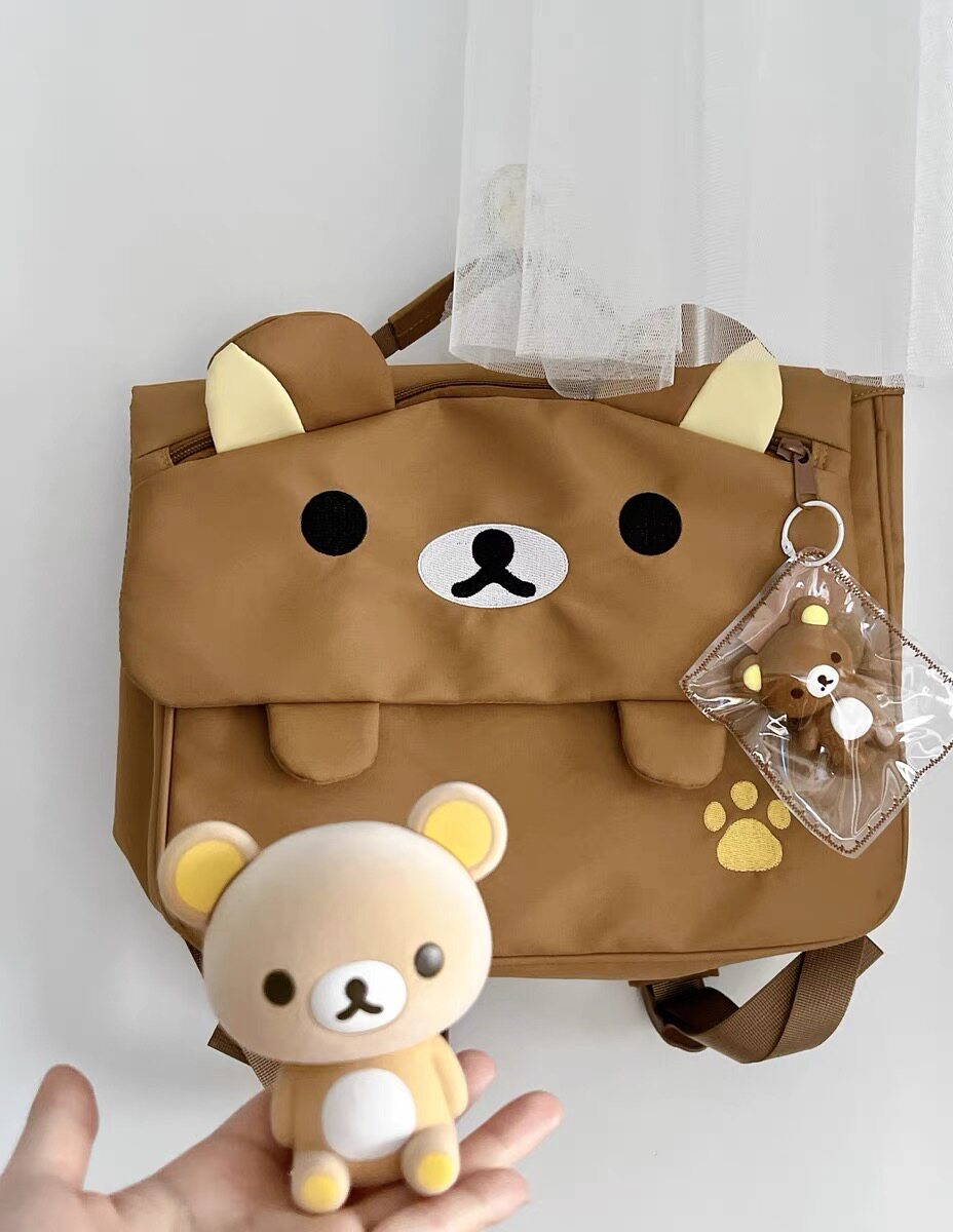 Cartoon Bear Backpack Japanese - Women'S Japanese Bags avaliação e preço