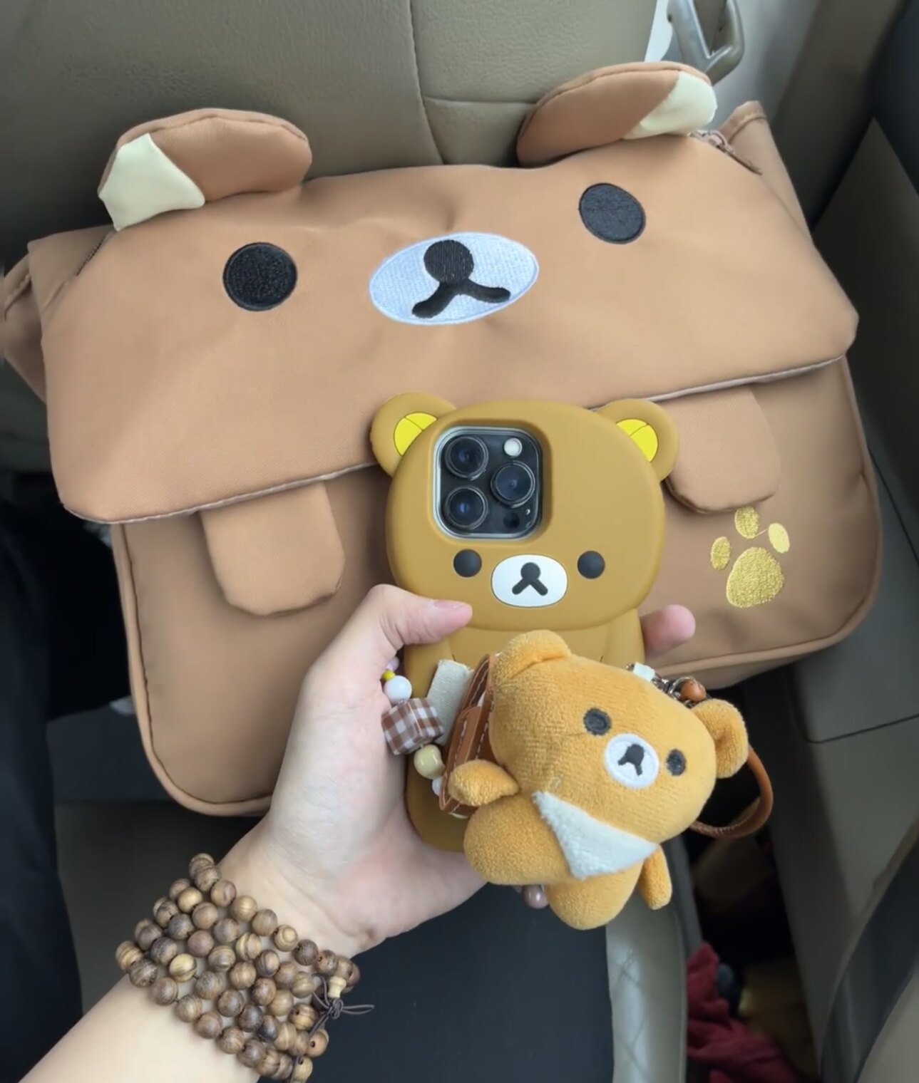 Cartoon Bear Backpack Japanese - Women'S Japanese Bags avaliação e preço