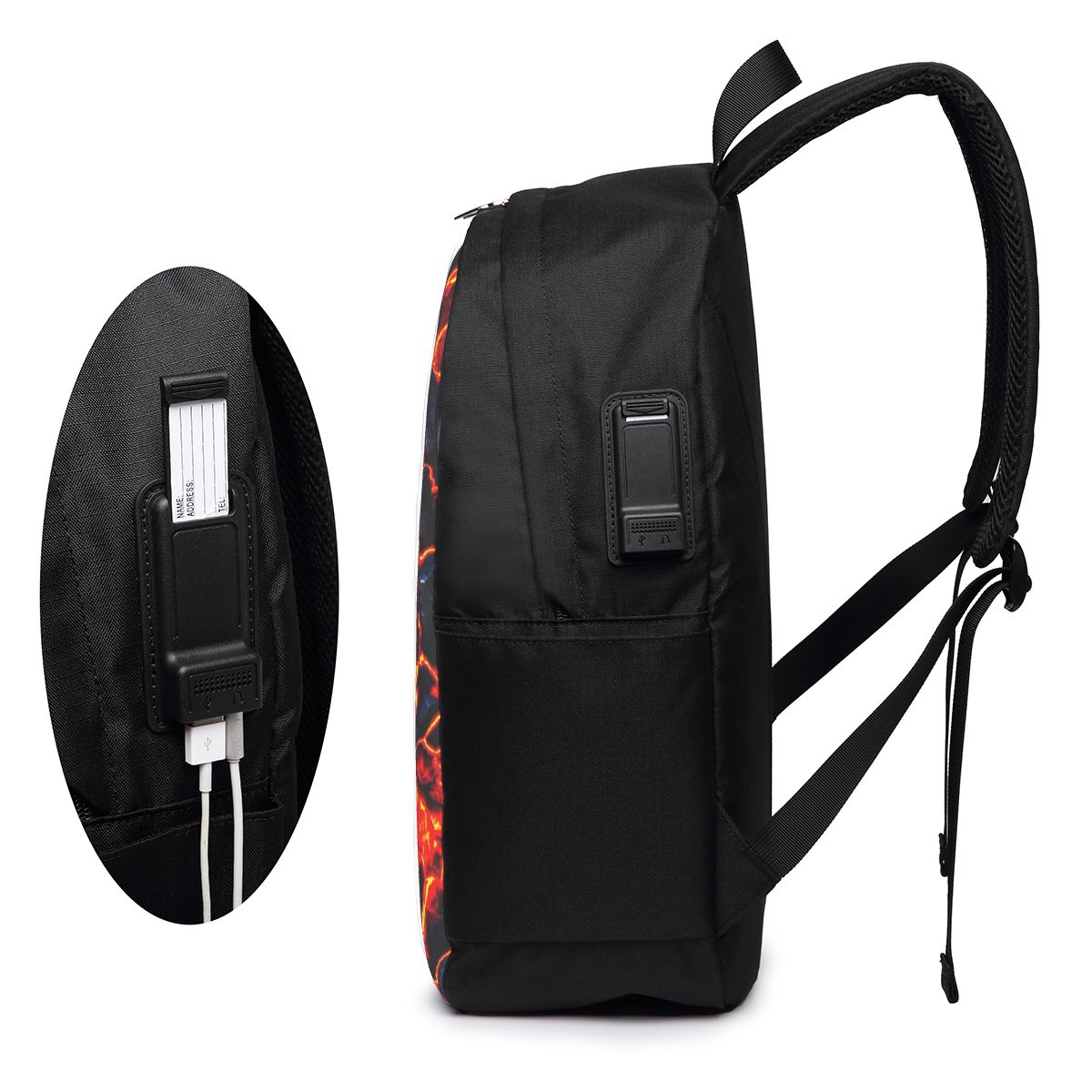 Magma Volcano Lava Fire Backpa - Women'S Bag avaliação e preço