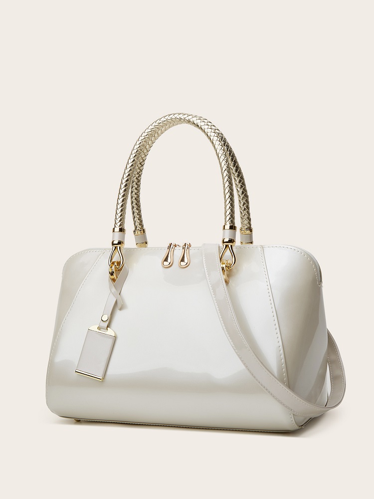 2025 New Patent Leather Boston - Women Bags Europe avaliação e preço