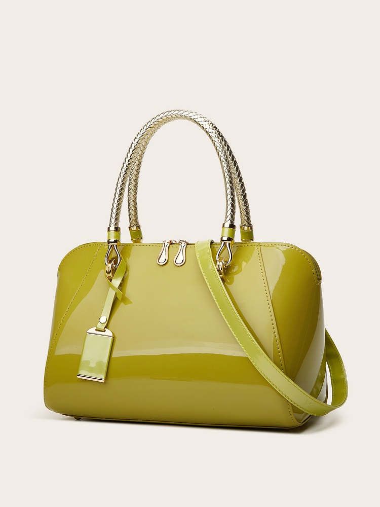 2025 New Patent Leather Boston - Women Bags Europe avaliação e preço
