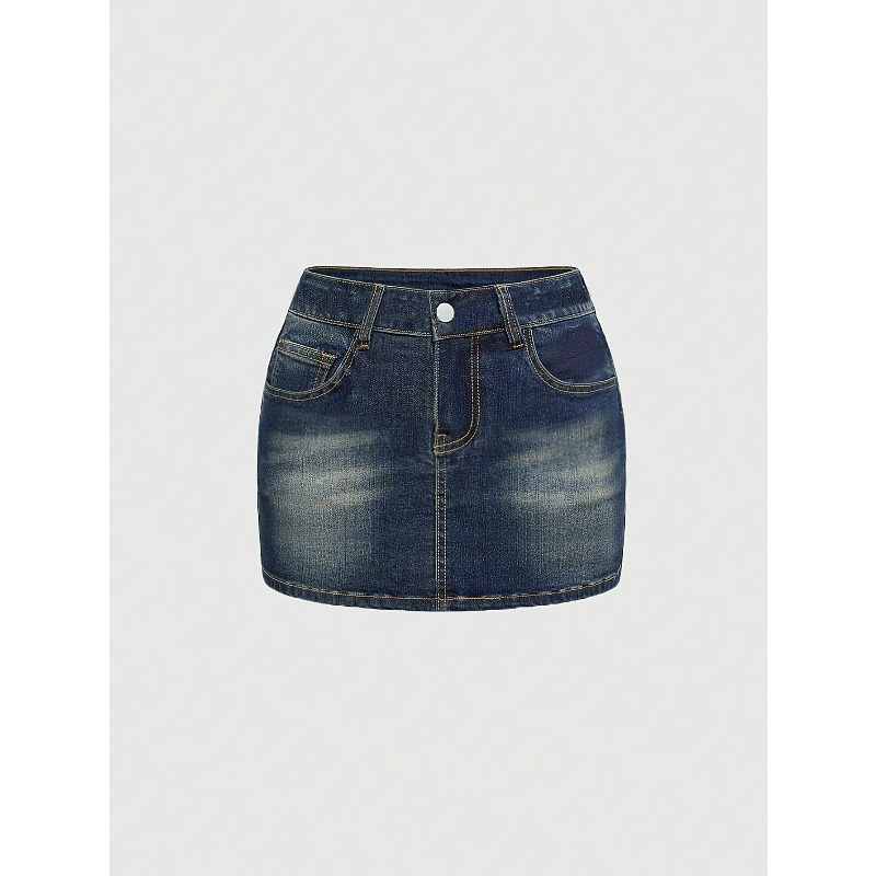 Summer Denim Retro Short Skirt - Women Bags Mini avaliação e preço
