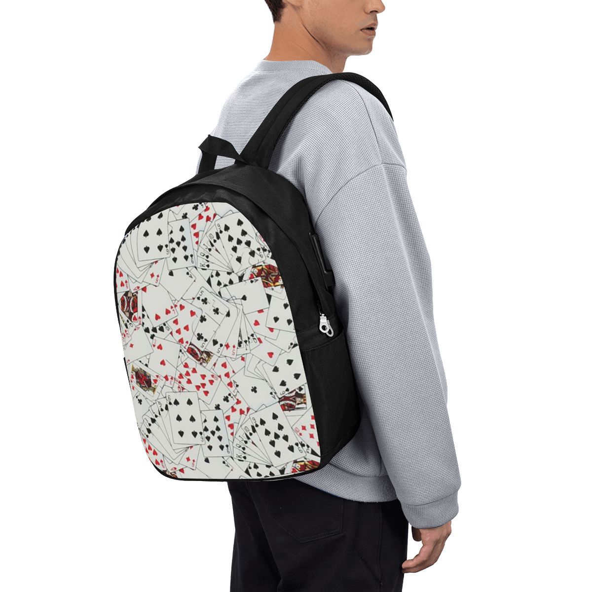 Playing Cards Poker Print Back - Women'S Bag avaliação e preço