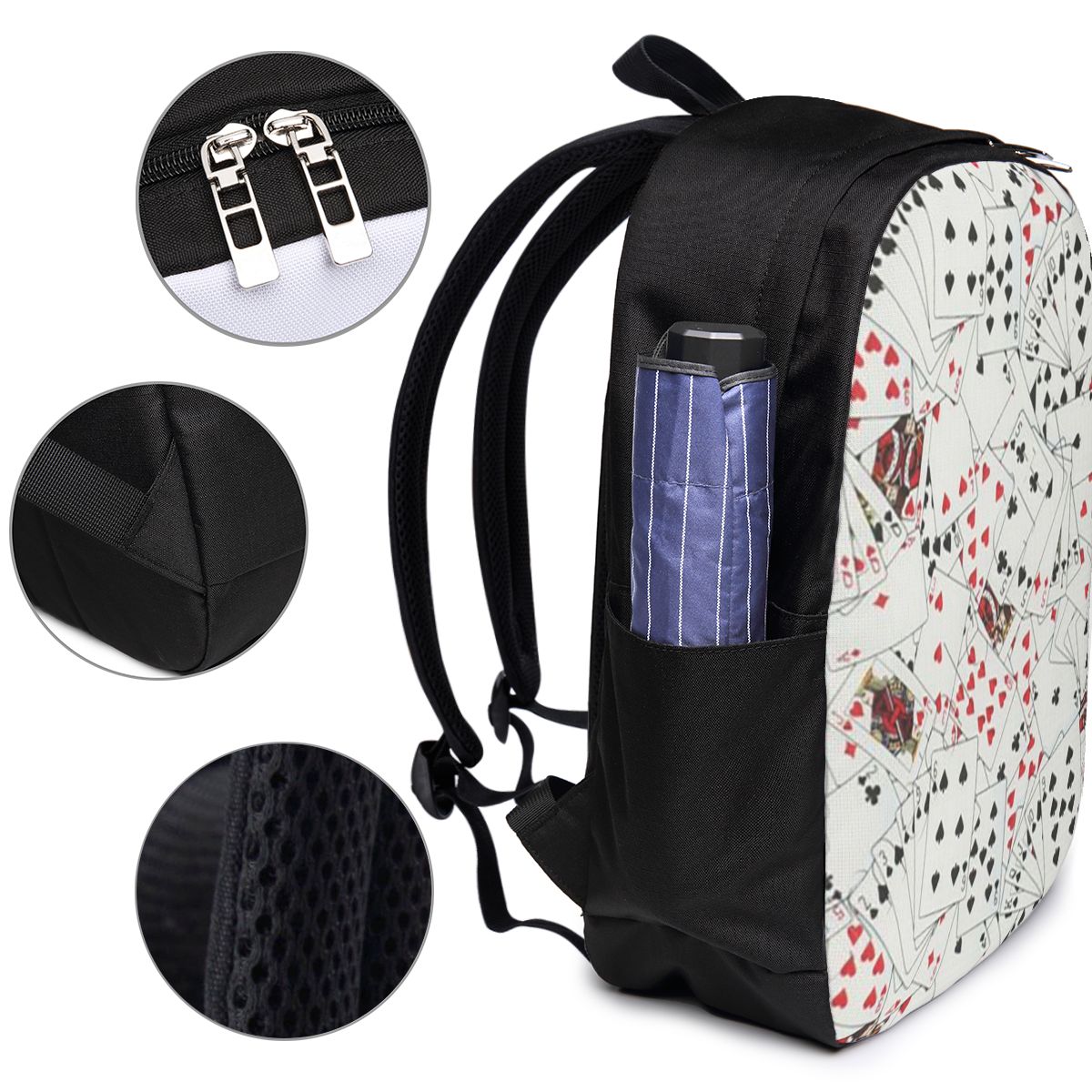Playing Cards Poker Print Back - Women'S Bag avaliação e preço