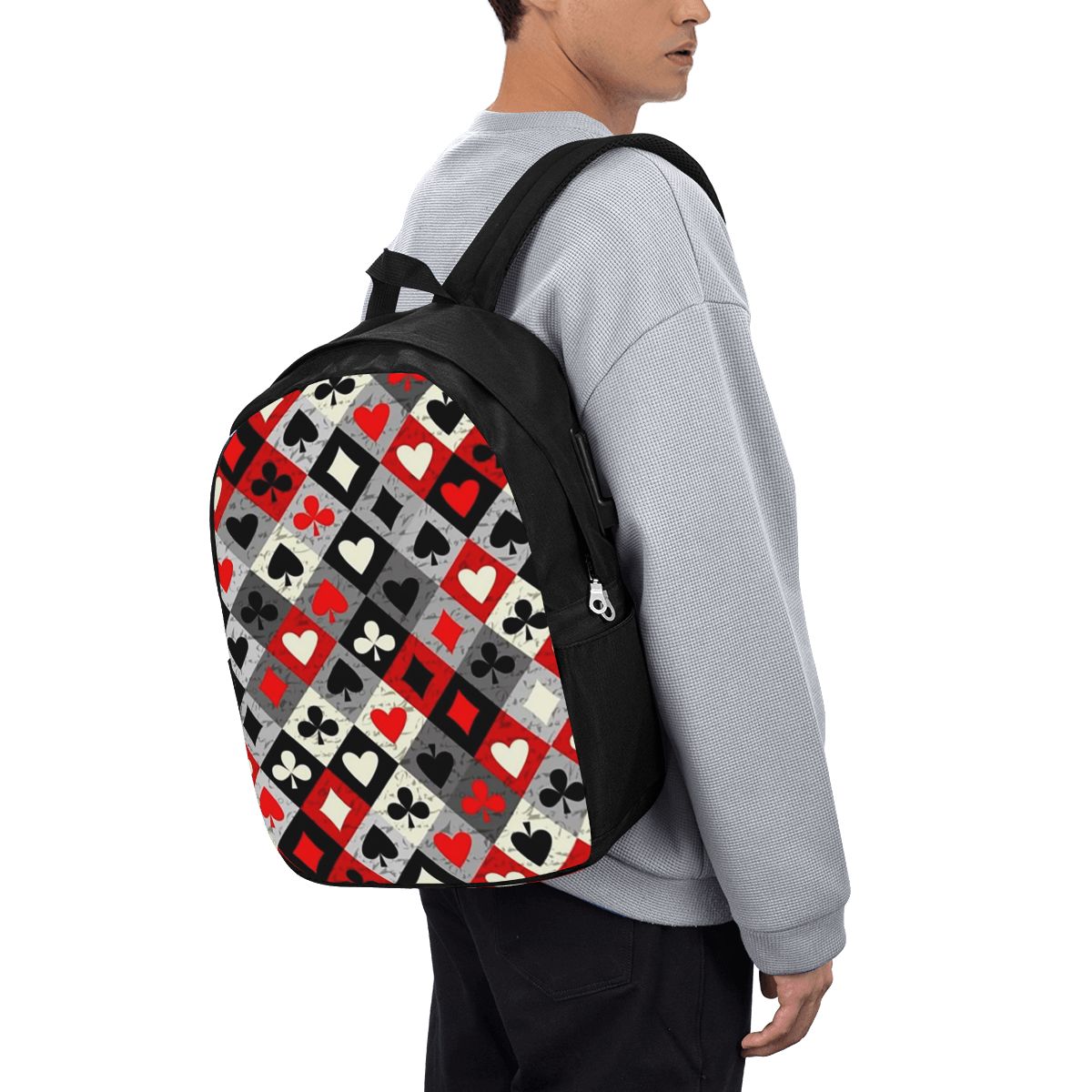 Playing Cards Poker Print Back - Women'S Bag avaliação e preço