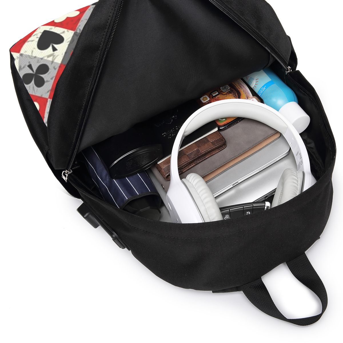 Playing Cards Poker Print Back - Women'S Bag avaliação e preço