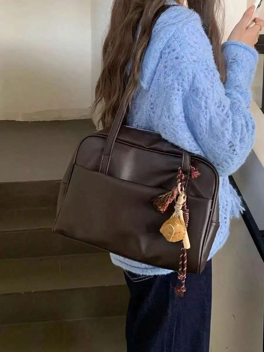 Japanese Style PU Satchel Bag  - Women'S Japanese Bags avaliação e preço