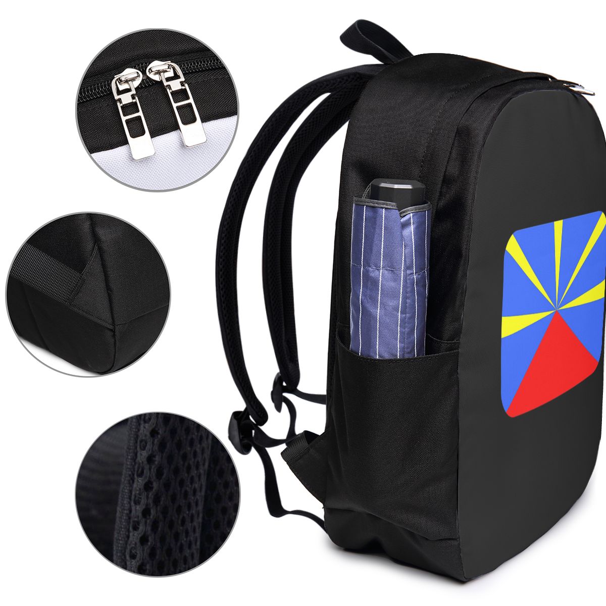 974 Reunion Island Flag Backpa - Womens Backpack avaliação e preço