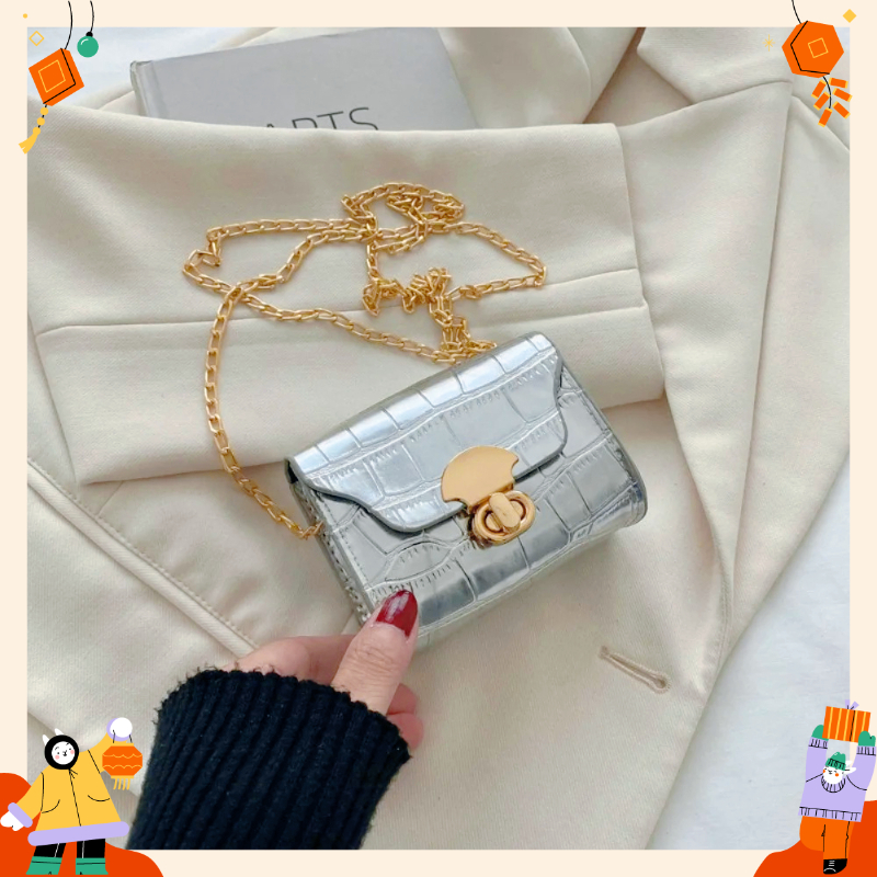 Mini Bag, Yellow and Gold Nich - Women Bags Mini avaliação e preço