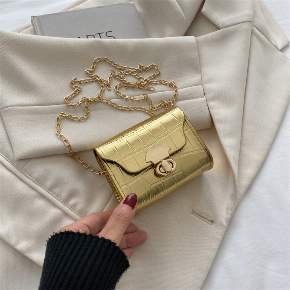 Mini Bag, Yellow and Gold Nich - Women Bags Mini avaliação e preço