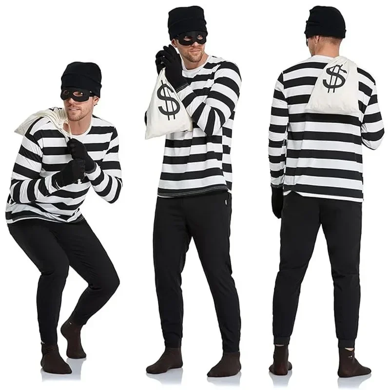 Convict Thief Cosplay Costume  - Women Bags Europe avaliação e preço