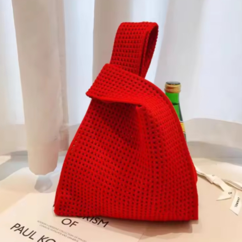 Women Beach Bag Hollow Knit Kn - Women Bags Mini avaliação e preço