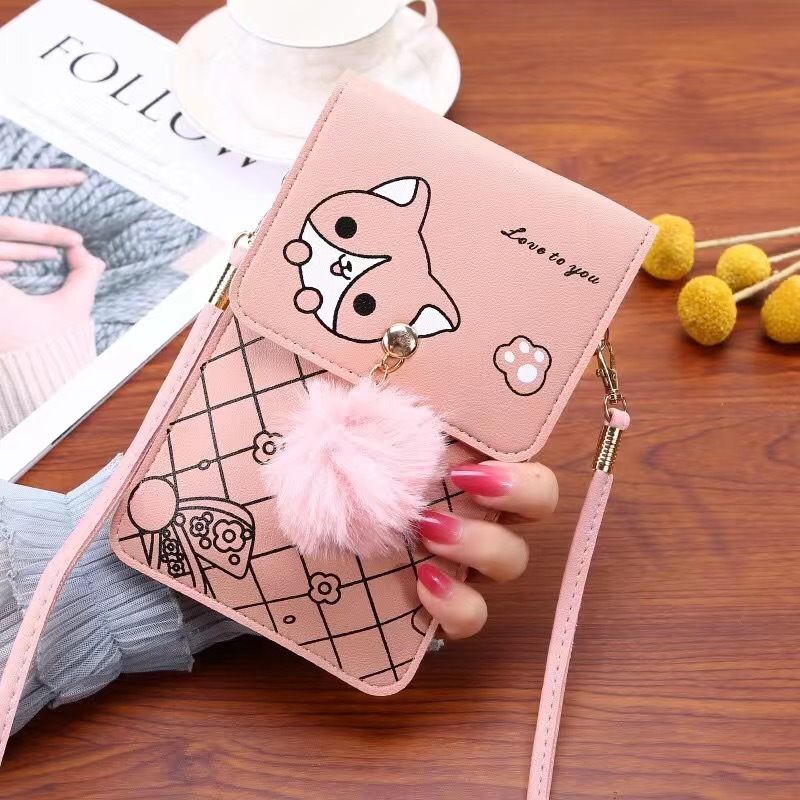 Cute Cartoon Pattern Touch-Scr - Women Bags Mini avaliação e preço
