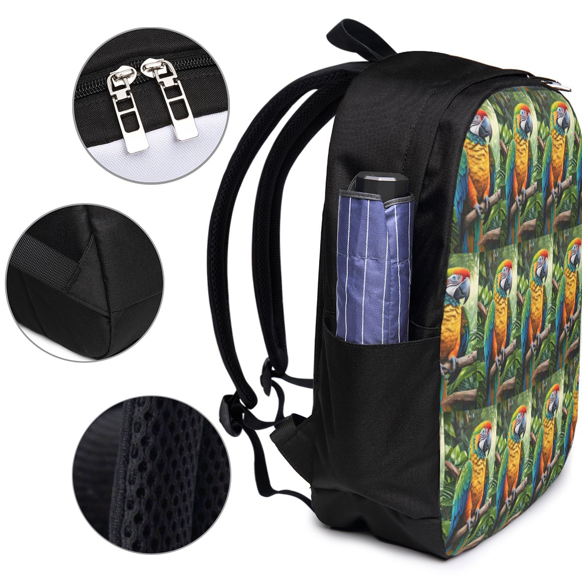 Cute Macaw Parrots Backpack Tr - Women'S Bag avaliação e preço