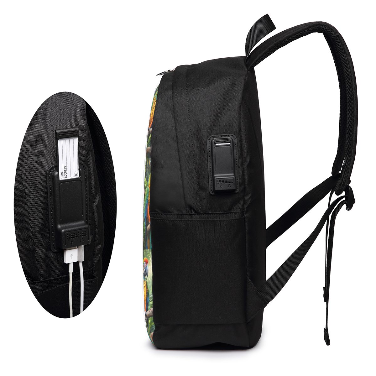 Cute Macaw Parrots Backpack Tr - Women'S Bag avaliação e preço