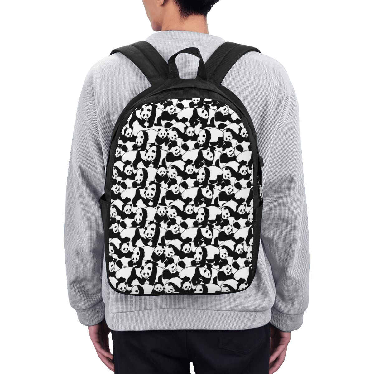 Panda Pattern Backpack Travel  - Womens Backpack avaliação e preço