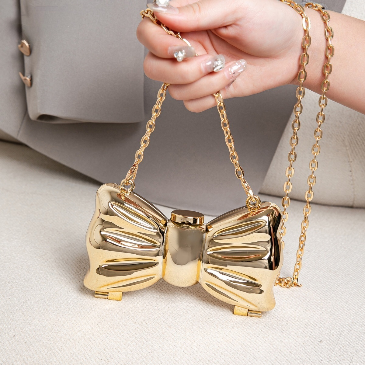 Luxury Fashion Metal Mini Hand - Women Bags Mini avaliação e preço